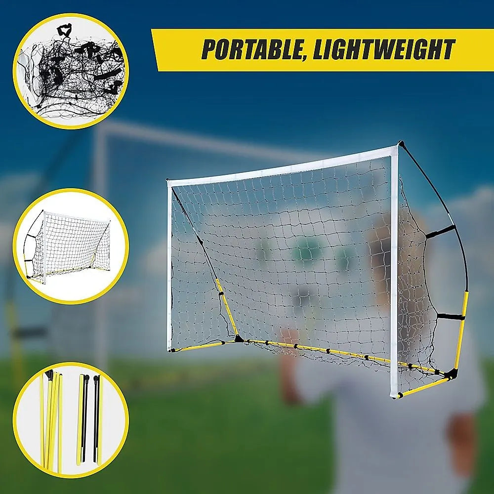 8' x 5' Soccer Football Goal Foot Portable Net Quick Set Up - Image 4