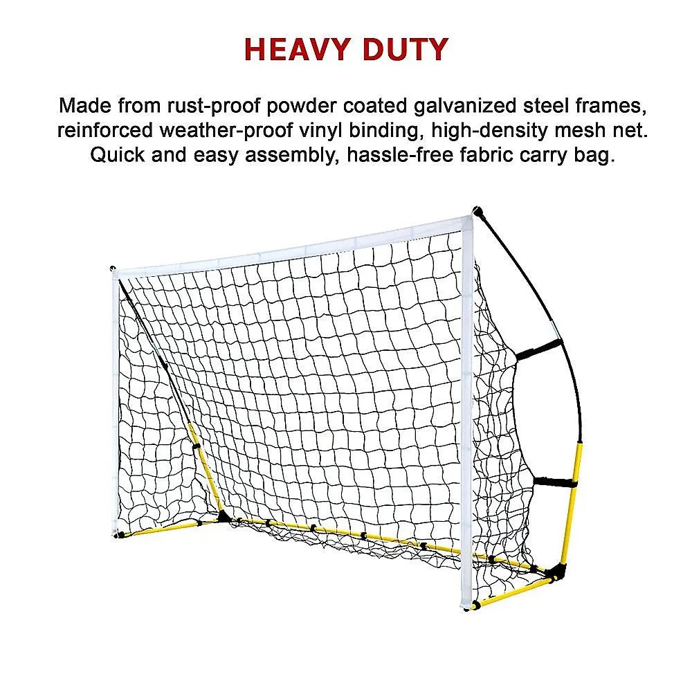 8' x 5' Soccer Football Goal Foot Portable Net Quick Set Up - Image 7