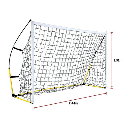 8' x 5' Soccer Football Goal Foot Portable Net Quick Set Up - Image 8