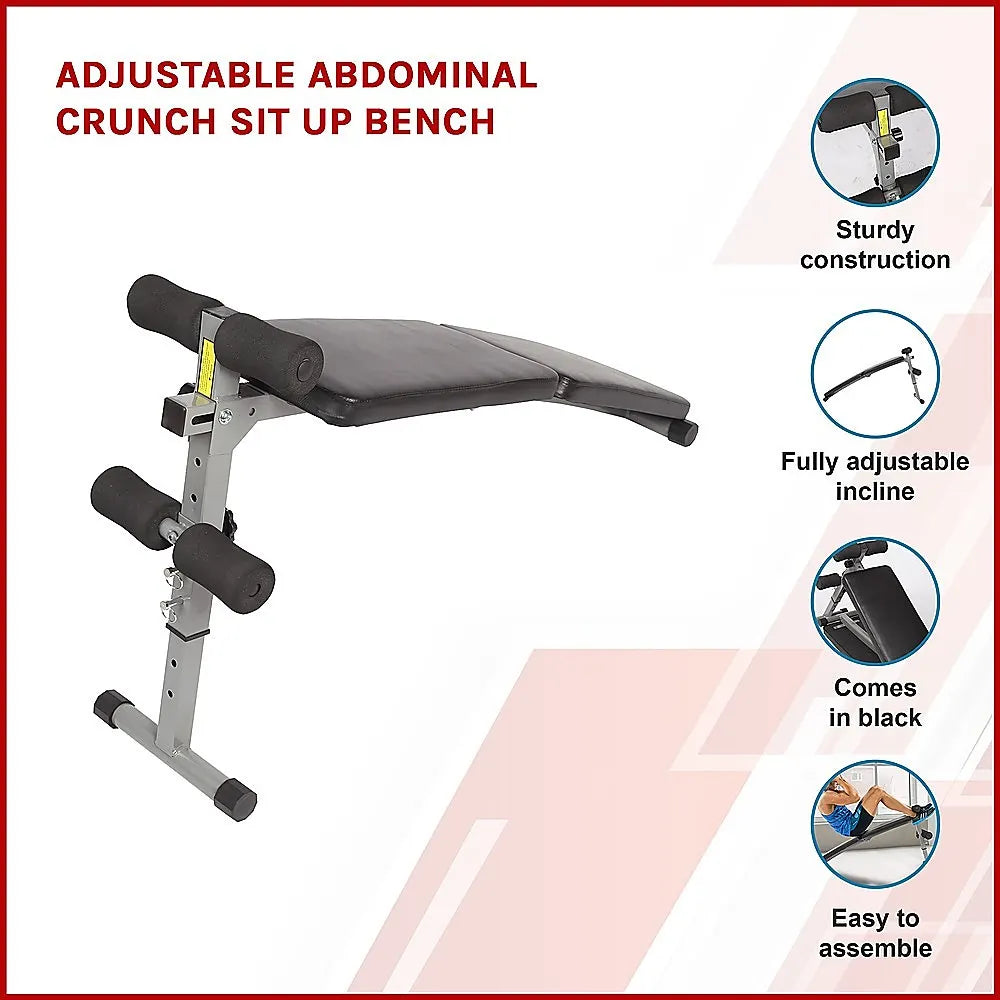 Adjustable Abdominal Crunch Sit Up Bench - Image 3