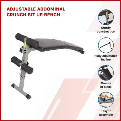 Adjustable Abdominal Crunch Sit Up Bench - Image 3