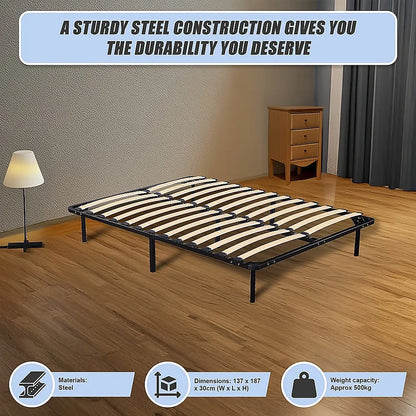 Double Metal Bed Frame - Bedroom Furniture - Image 9