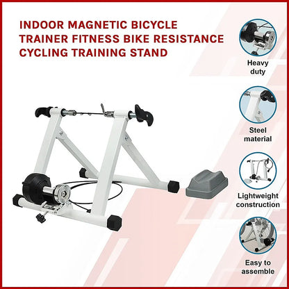 Indoor Magnetic Bicycle Trainer Fitness Bike Resistance Stand - Image 3