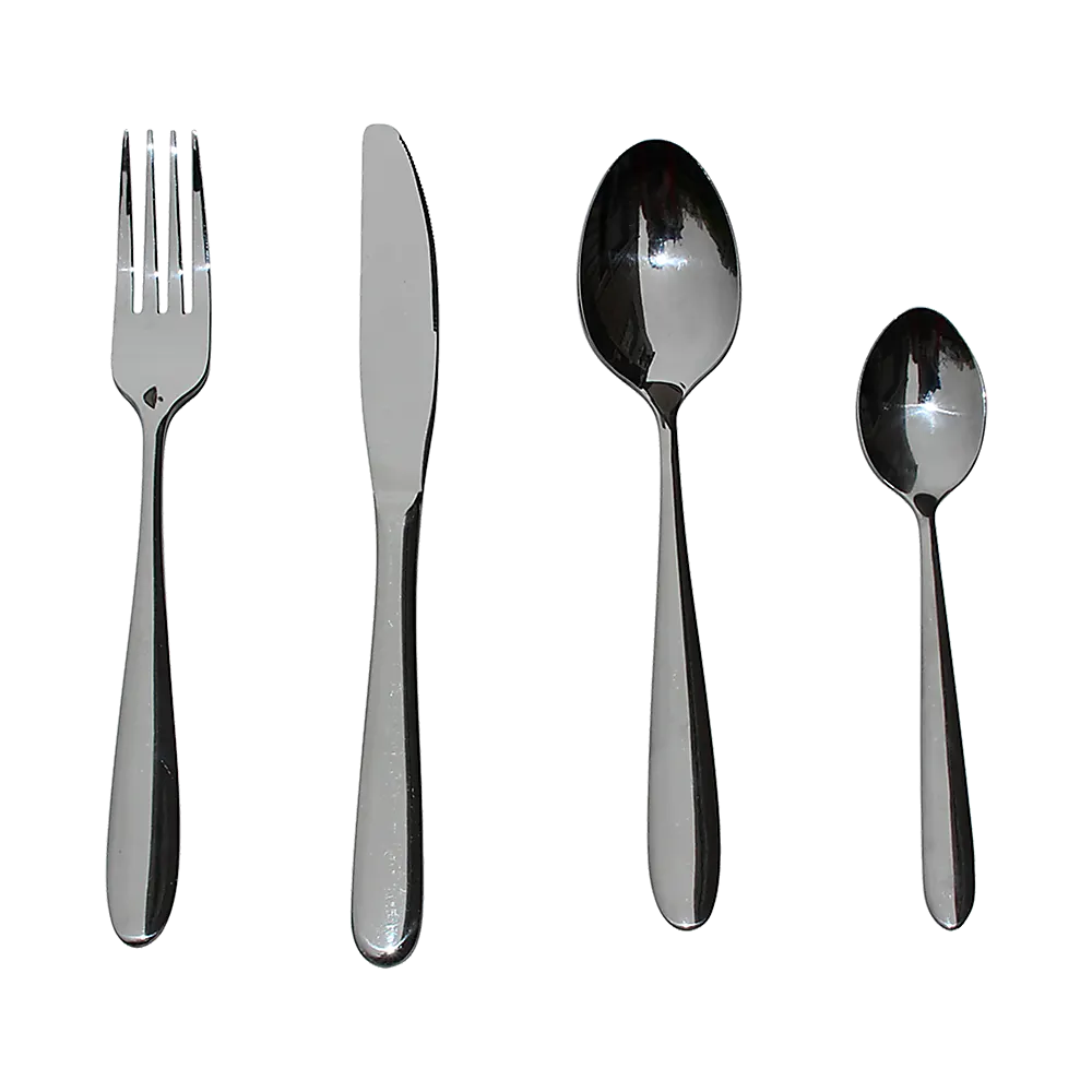32 Piece Stainless Steel Cutlery Set Knives Fork Spoon Teaspoon - Image 4