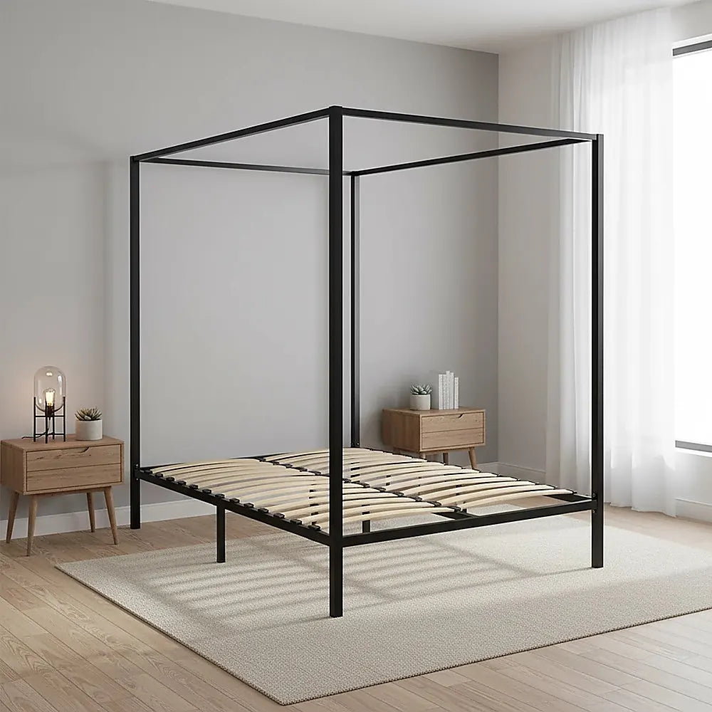 4 Four Poster Double Bed Frame - Image 2