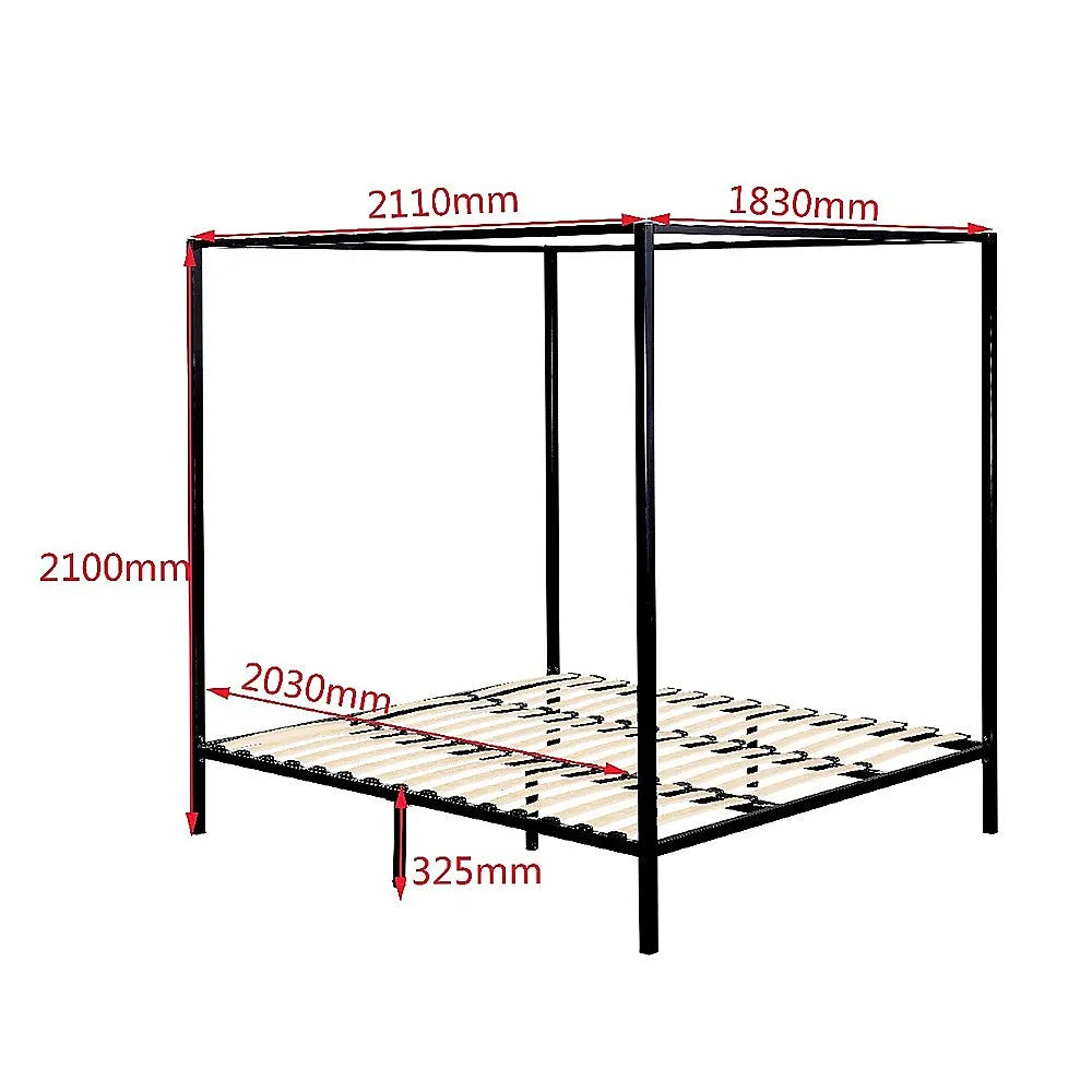 4 Four Poster King Bed Frame - Image 8