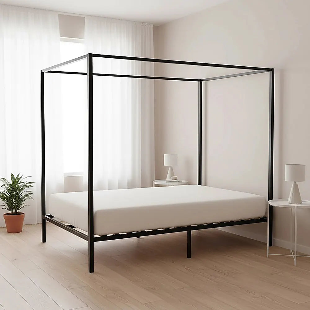 4 Four Poster Queen Bed Frame - Image 5