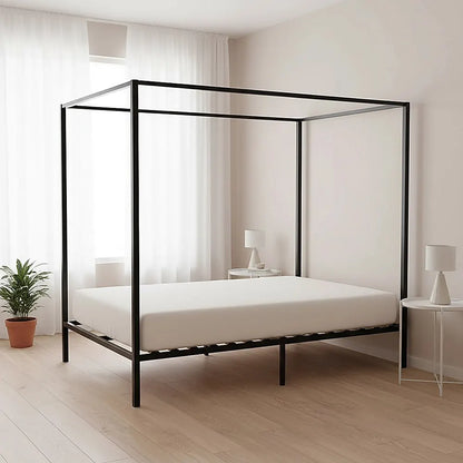 4 Four Poster Queen Bed Frame - Image 5