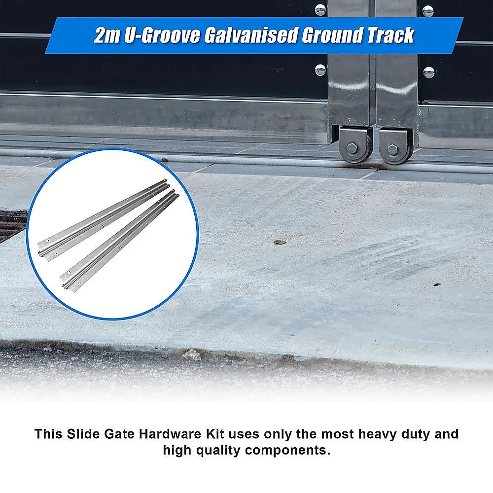 Sliding Gate Hardware Accessories Kit - 2m Track - Image 5
