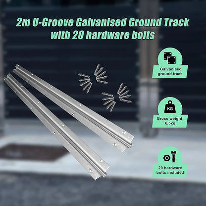 Sliding Gate Hardware Accessories Kit - 2m Track - Image 7