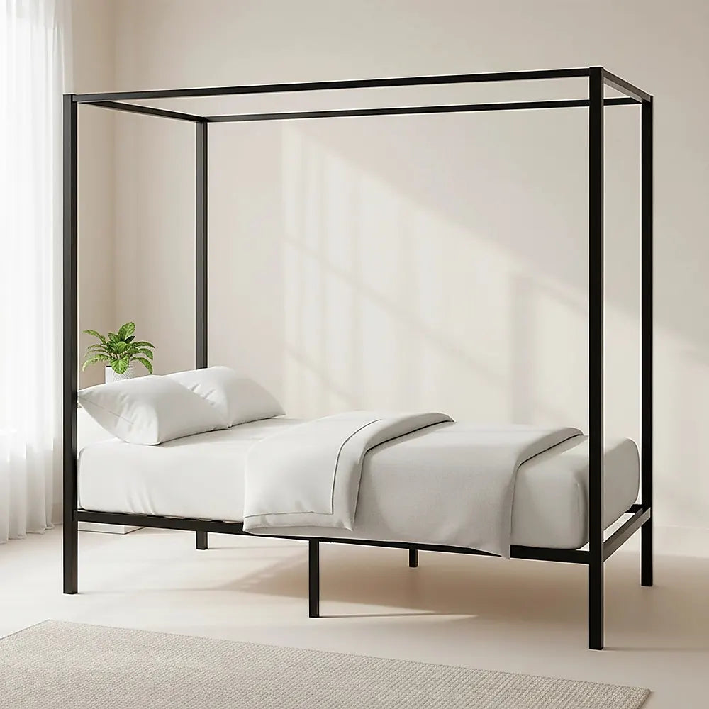 4 Four Poster Single Bed Frame - Image 5