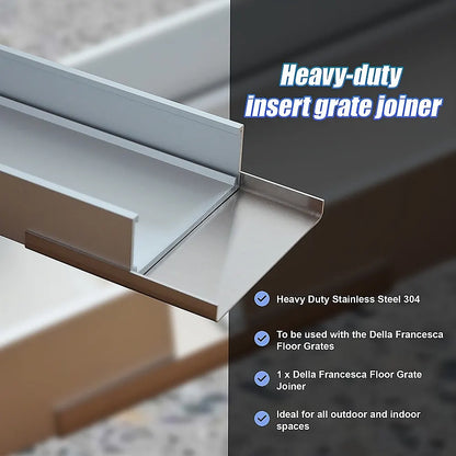 Floor Grate Joiner Stainless Steel 304 Shower Drain Channel Connector - Image 8