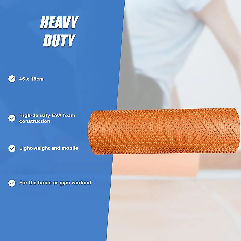 45 x 15cm Physio Yoga Pilates Foam Roller - Image 9