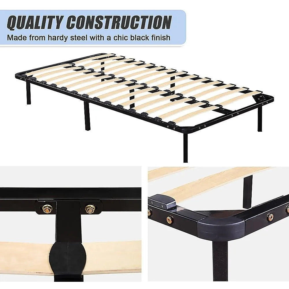 King Single Metal Bed Frame - Bedroom Furniture - Image 8