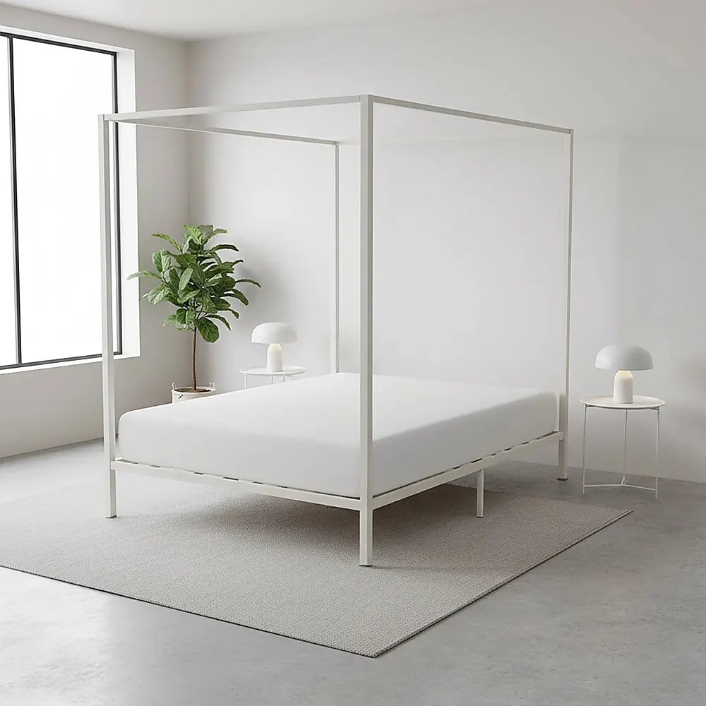 4 Four Poster Queen Bed Frame - Image 5