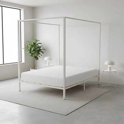 4 Four Poster Queen Bed Frame - Image 5