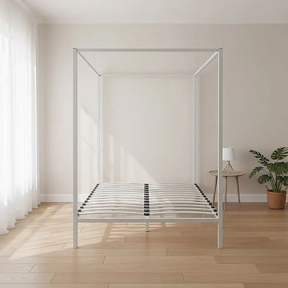 4 Four Poster Queen Bed Frame - Image 7
