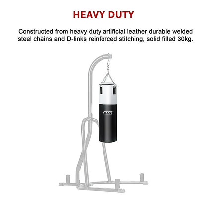 30kg Heavy Duty Boxing Punching Bag Solid Filled - Image 9