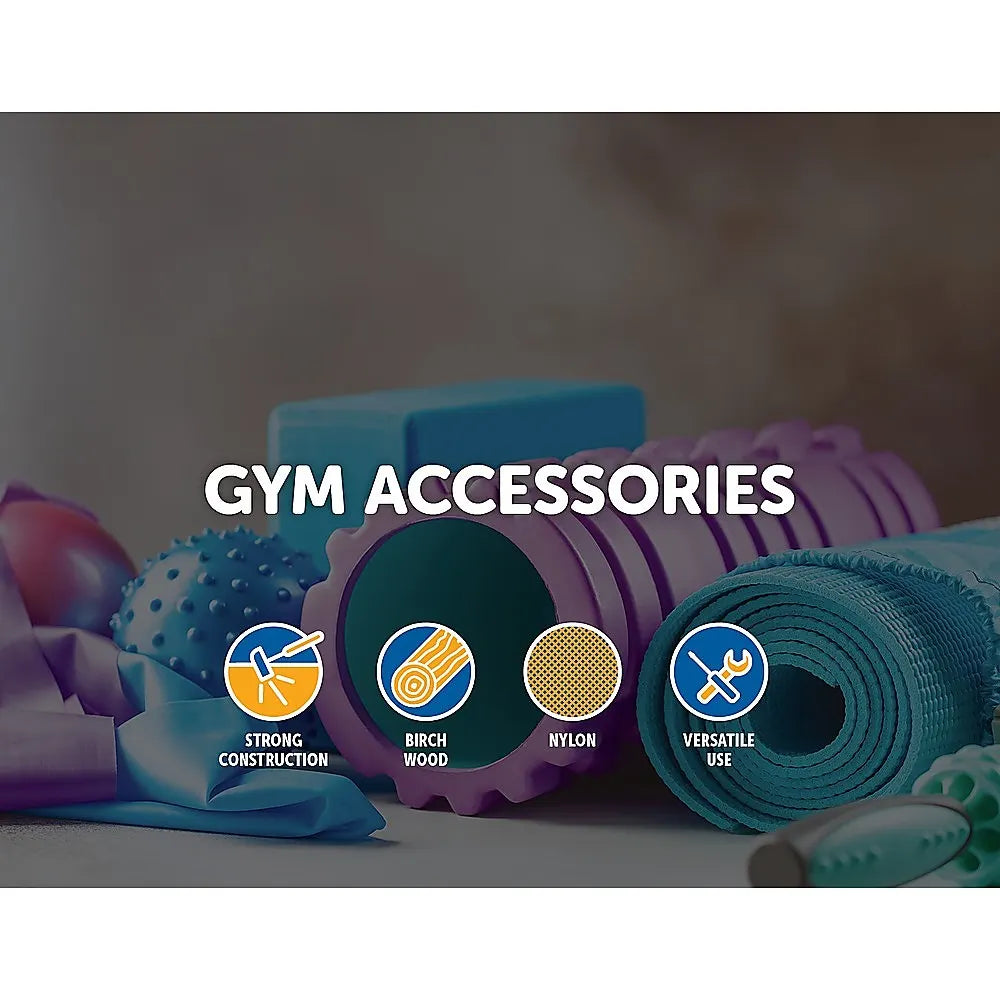 Birch Wood Gymnastic Rings with Adjustable Straps – Strength & Calisthenics Training - Image 4