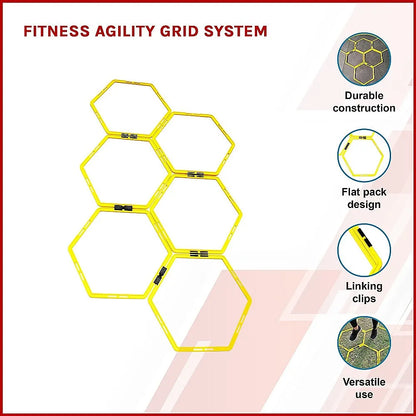 Fitness Agility Grid System for Speed and Footwork Training - Image 3