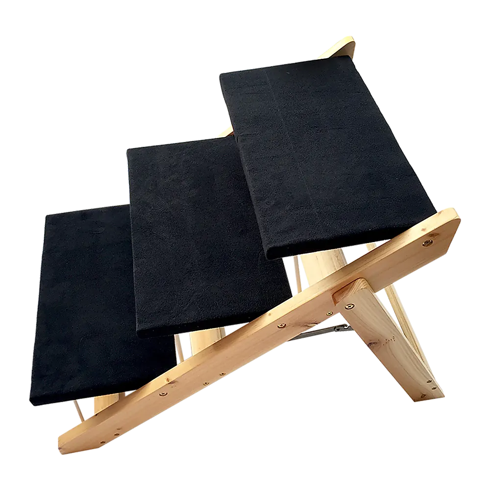 3 Steps Portable Dog Cat Pet Stairs
