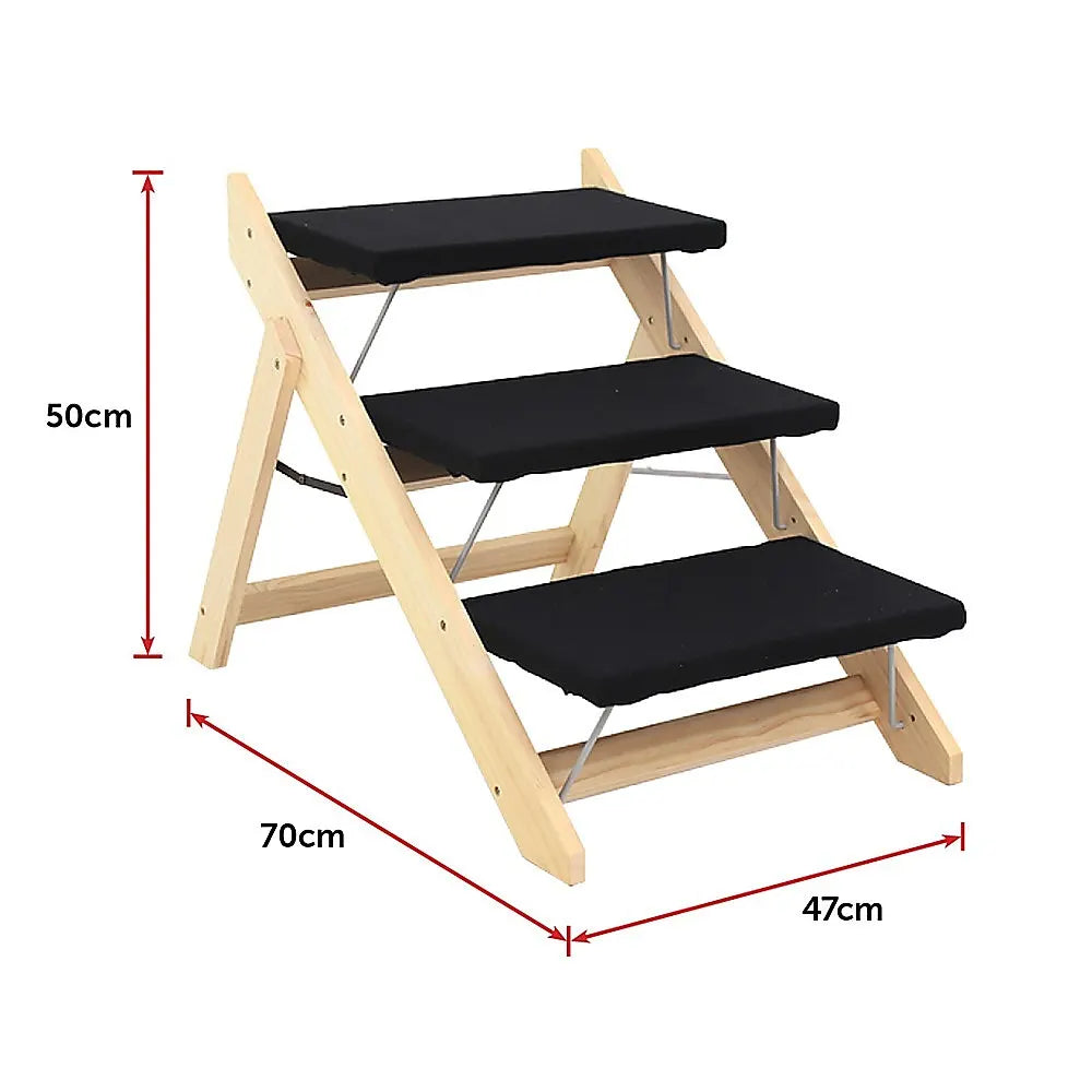 3 Steps Portable Dog Cat Pet Stairs - Image 8