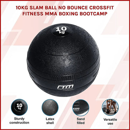 10kg Slam Ball No Bounce Crossfit Fitness MMA Boxing BootCamp - Image 3