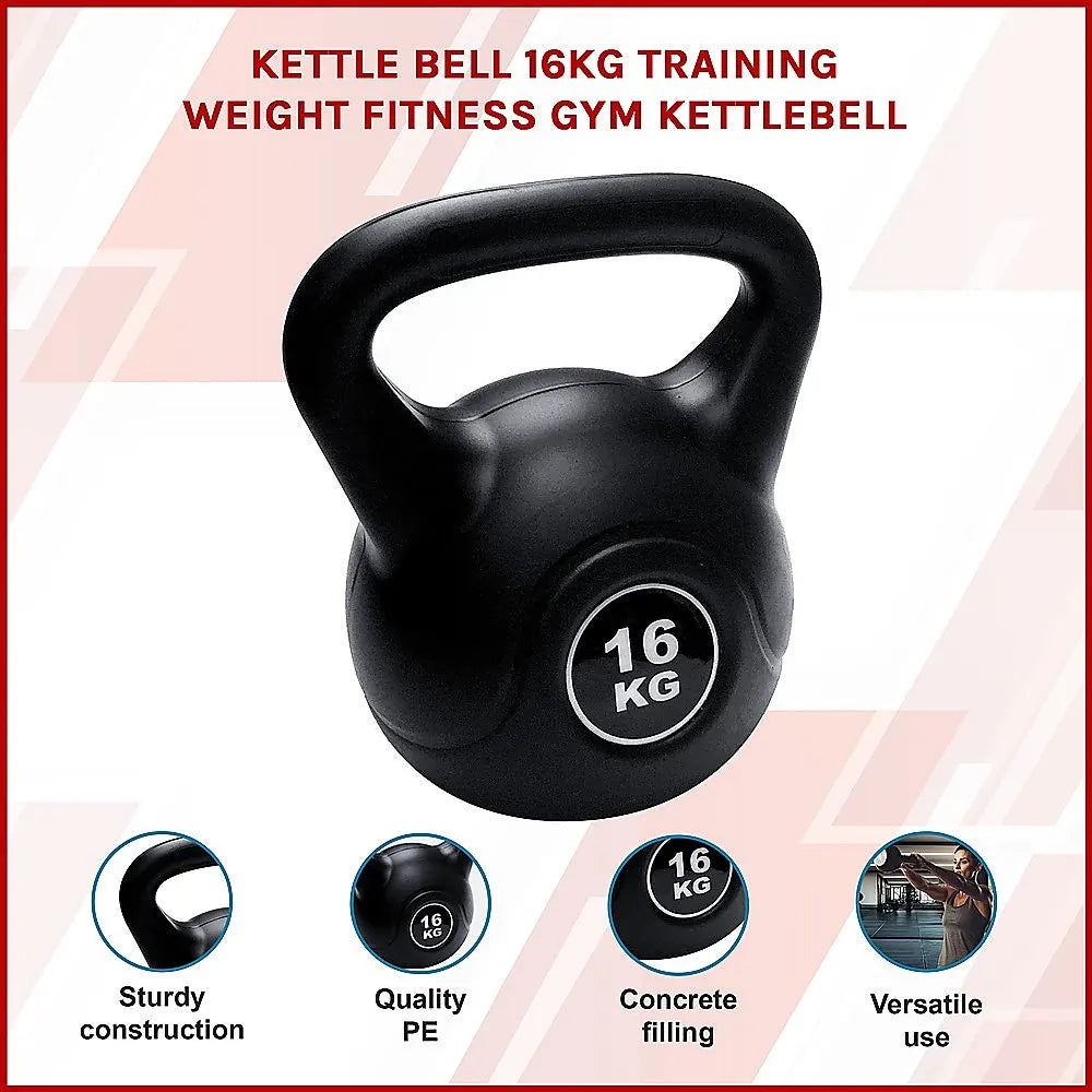 16kg Concrete Kettlebell Weight for Strength Training Home Gym - Image 3