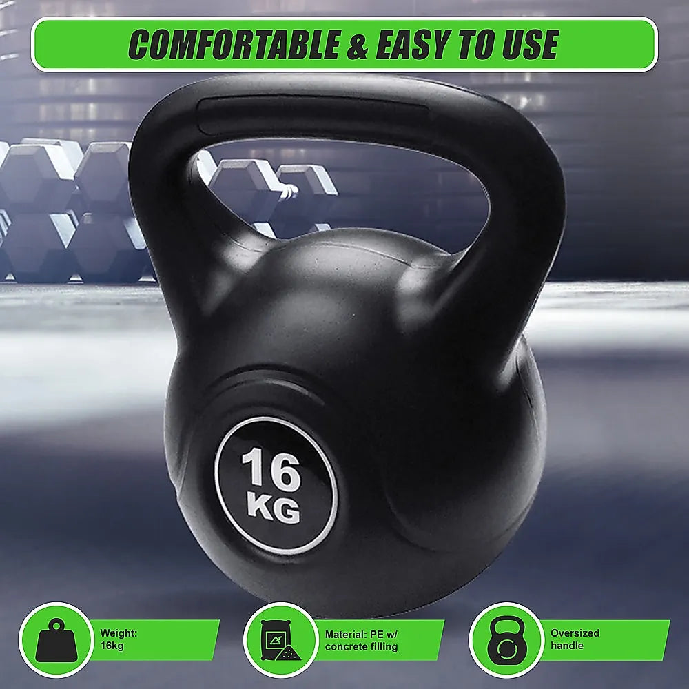 16kg Concrete Kettlebell Weight for Strength Training Home Gym - Image 7
