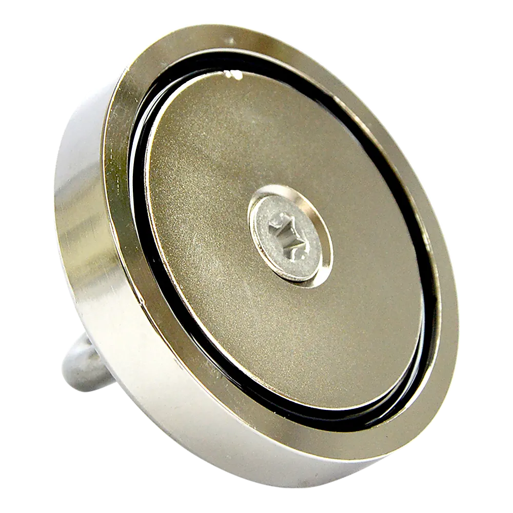 Round Neodymium Fishing Magnet with Countersunk Hole and Eyebolt, 500 LBS pull - Image 6