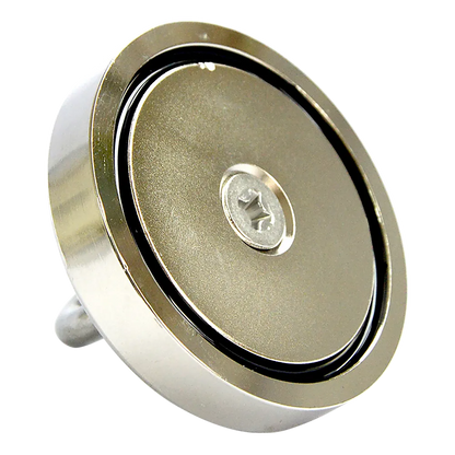 Round Neodymium Fishing Magnet with Countersunk Hole and Eyebolt, 500 LBS pull - Image 6