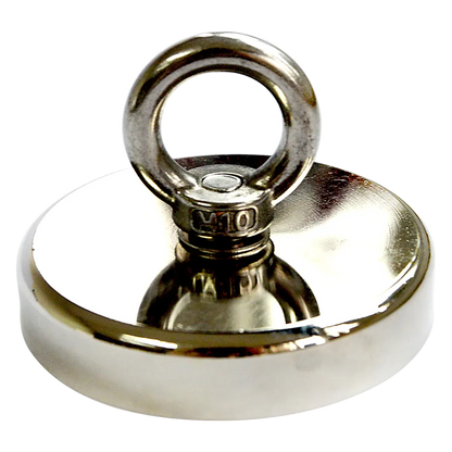 Round Neodymium Fishing Magnet with Countersunk Hole and Eyebolt, 500 LBS pull - Image 7