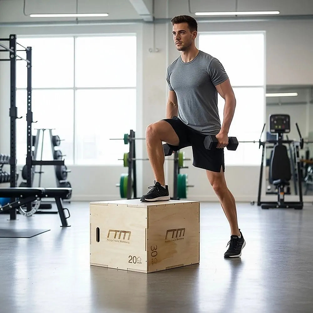 3 IN 1 Wood Plyo Games Plyometric Jump Box - Image 3