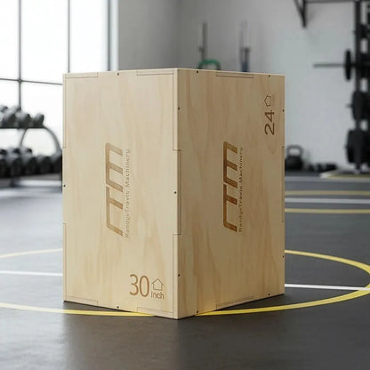 3 IN 1 Wood Plyo Games Plyometric Jump Box - Image 4