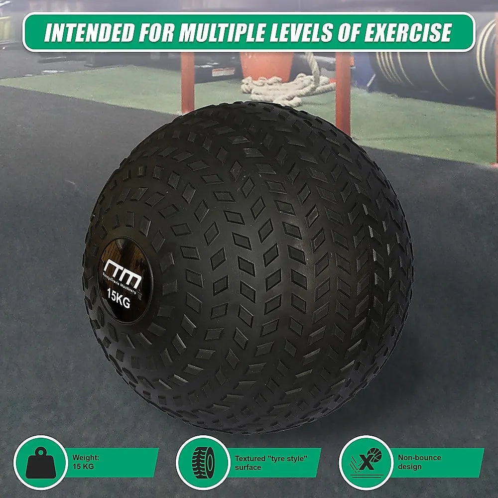 15kg Tyre Thread Slam Ball Dead Ball Medicine Ball for Gym Fitness - Image 8