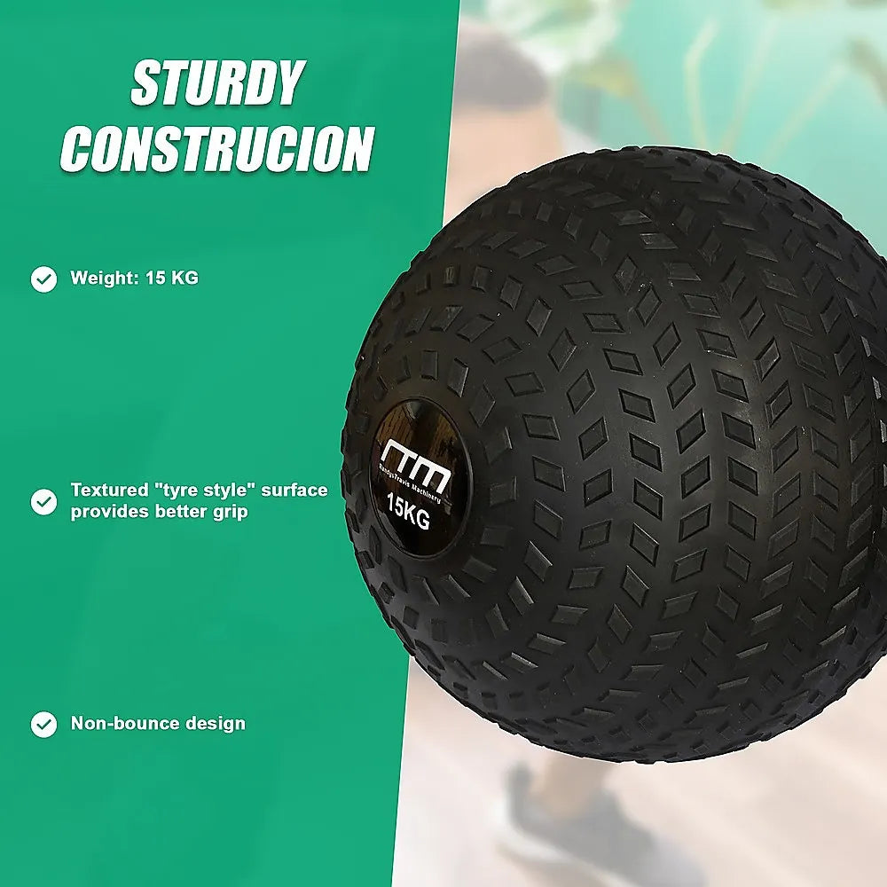 15kg Tyre Thread Slam Ball Dead Ball Medicine Ball for Gym Fitness - Image 9