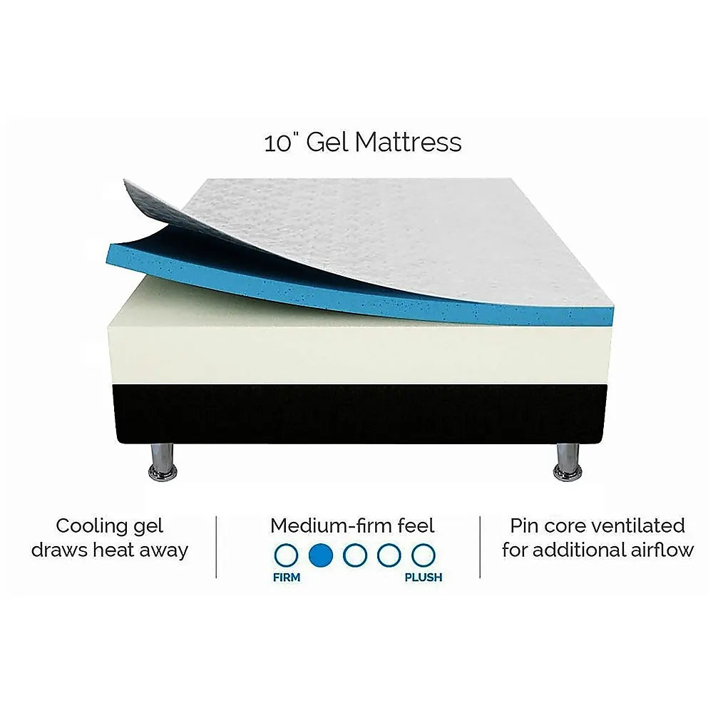 Single 25cm Gel Memory Foam Mattress – Dual-Layered Comfort with CertiPUR-US® Certified Foam - Image 6