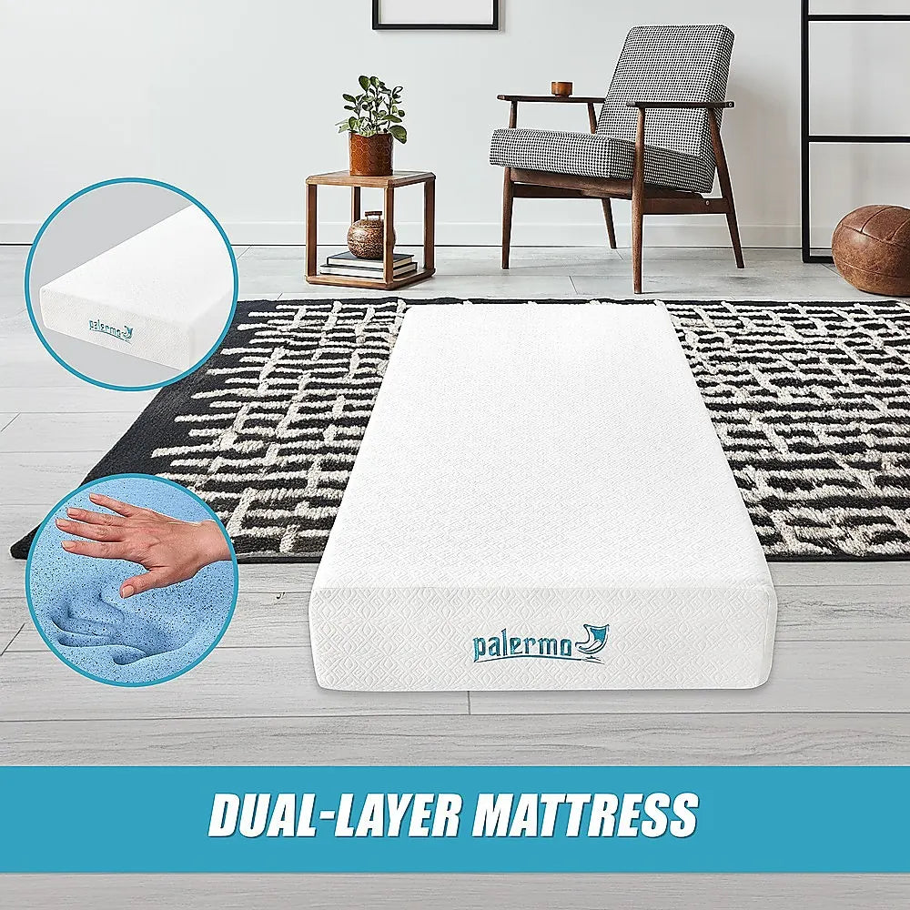 Single 25cm Gel Memory Foam Mattress – Dual-Layered Comfort with CertiPUR-US® Certified Foam - Image 9
