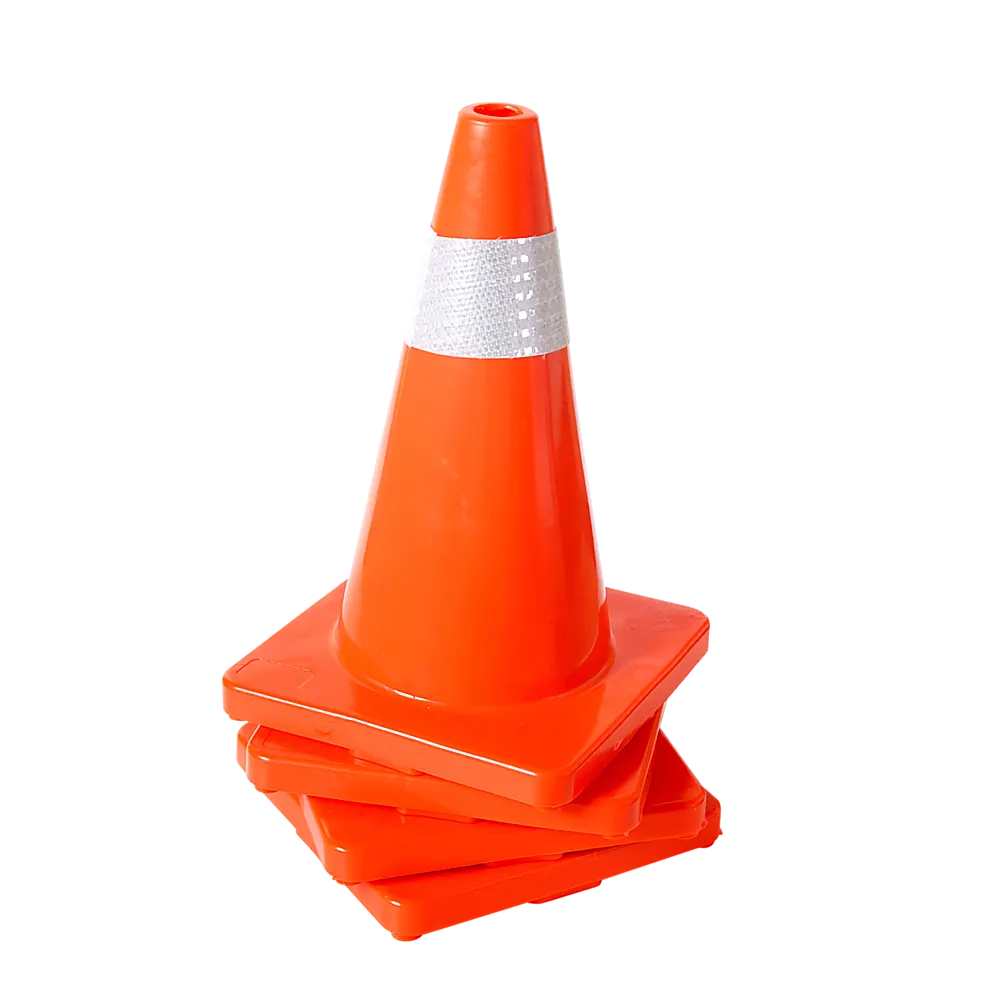 4pcs 45cm Road Traffic Cones Reflective Overlap Parking Emergency Safety Cone - Image 4