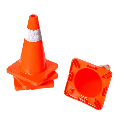 4pcs 45cm Road Traffic Cones Reflective Overlap Parking Emergency Safety Cone - Image 5