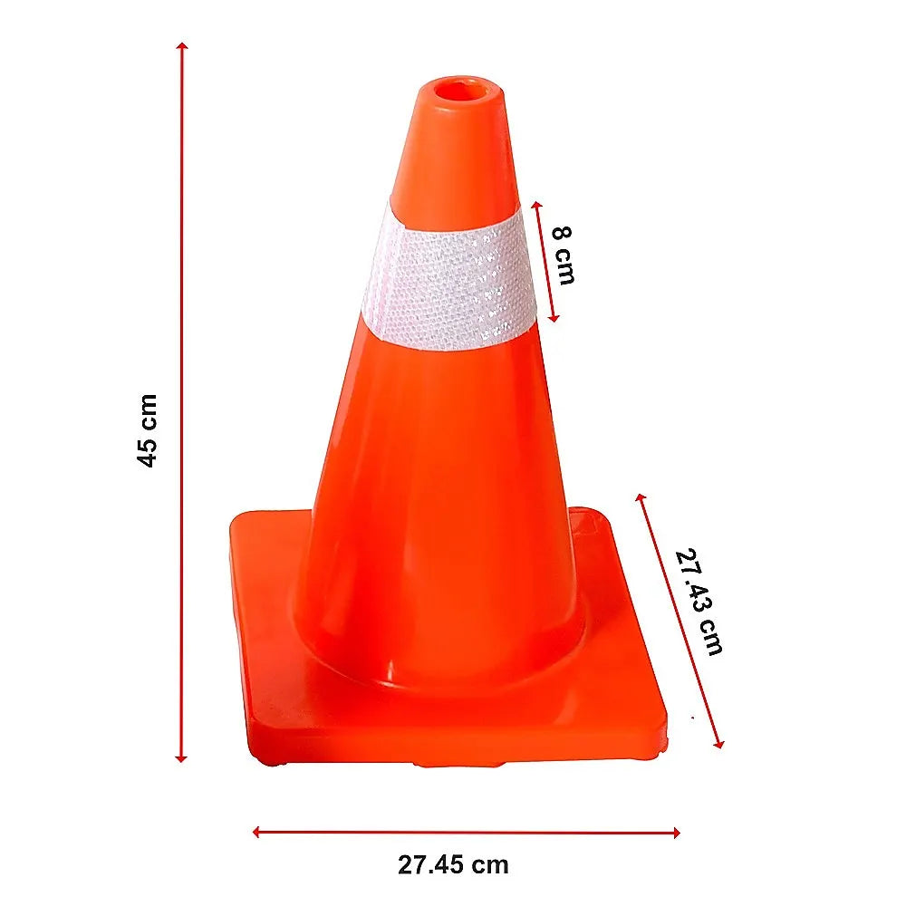 4pcs 45cm Road Traffic Cones Reflective Overlap Parking Emergency Safety Cone - Image 7