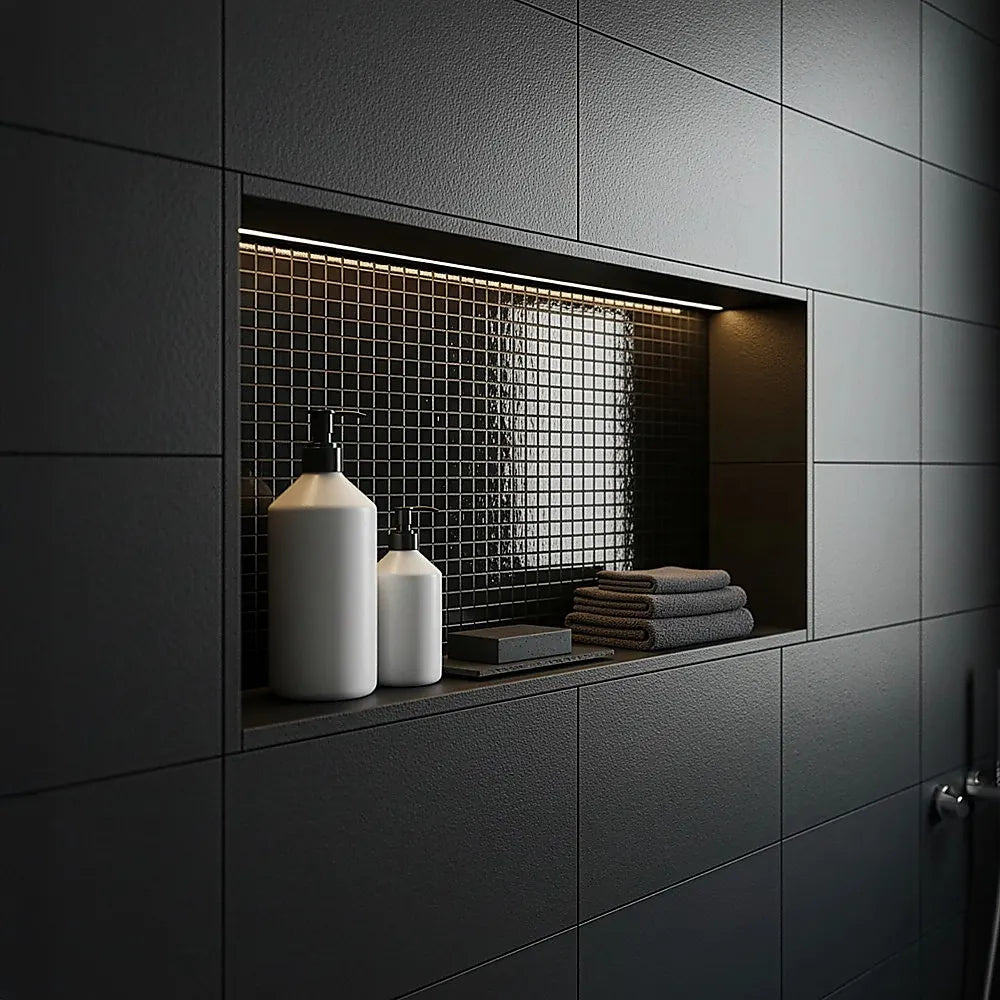 Shower Niche - 350 x 600 x 92mm Prefabricated Wall Bathroom Renovation - Image 5