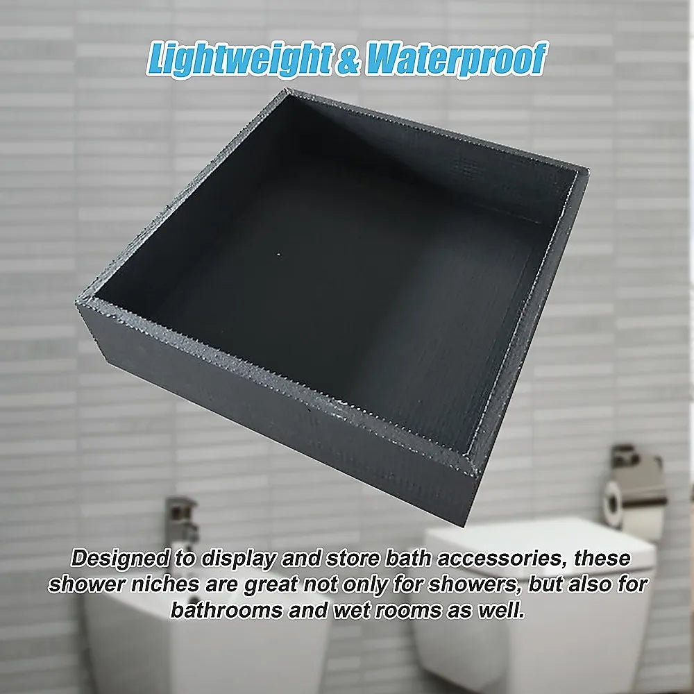 Shower Niche - 350 x 350 x 92mm Prefabricated Wall Bathroom Renovation - Image 4