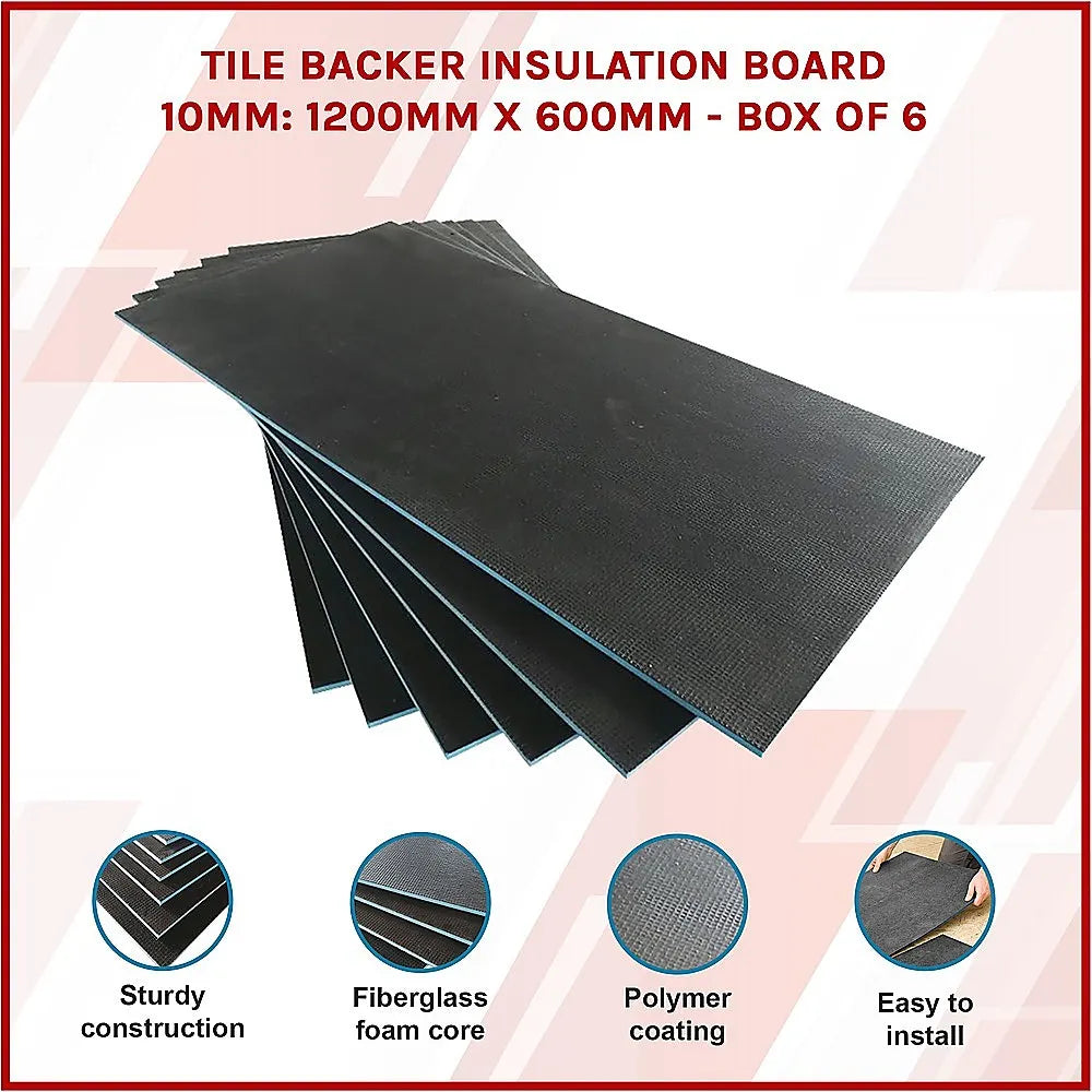 Tile Backer Insulation Board 10MM: 1200mm x 600mm - Box of 6 - Image 3