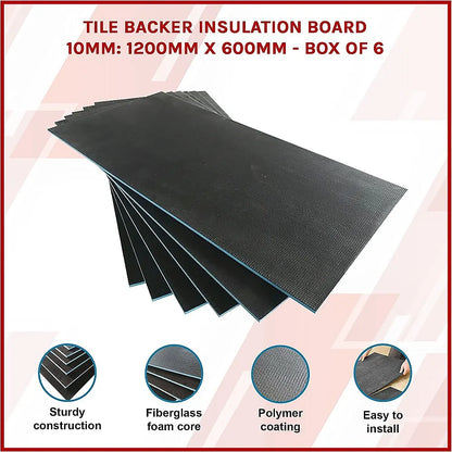 Tile Backer Insulation Board 10MM: 1200mm x 600mm - Box of 6 - Image 3