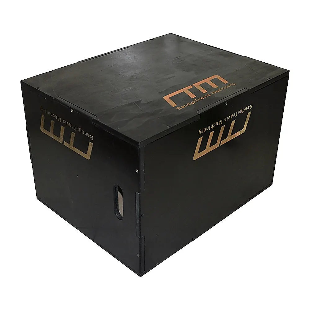 3 IN 1 Black Wood Plyo Games Plyometric Jump Box - Image 6