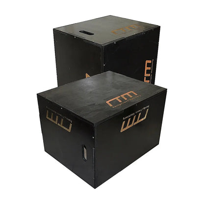 3 IN 1 Black Wood Plyo Games Plyometric Jump Box - Image 7