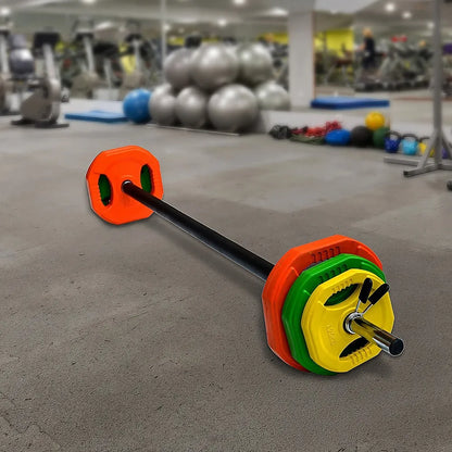20kg Standard Rubber Coated Barbell Weight Bar for Home Gym - Image 5