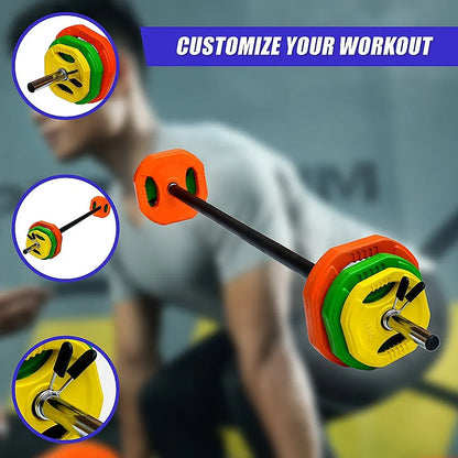 20kg Standard Rubber Coated Barbell Weight Bar for Home Gym - Image 8