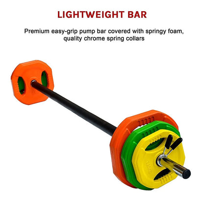 20kg Standard Rubber Coated Barbell Weight Bar for Home Gym - Image 9